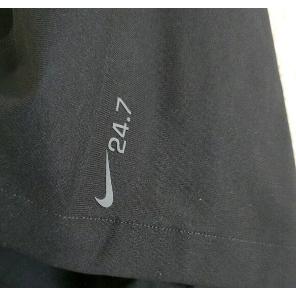 Nike 24.7 Perfect stretch Dri fit Techwear Gorp Snap Down Shirt Black Size 4XL - Picture 6 of 11